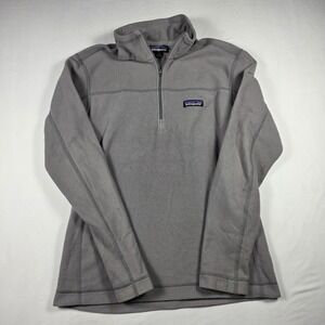Patagonia Better Sweater 1/4 Zip Fleece Jacket Men's XS Pullover Grey Outdoors